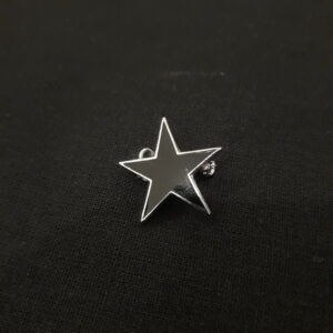 Metallpin Stjärna (Svart)