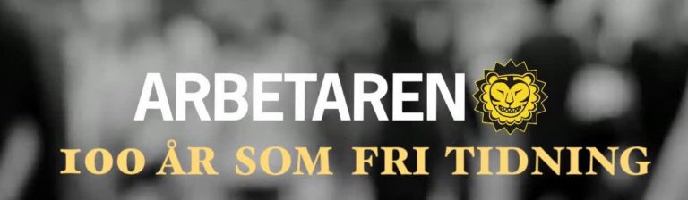ARBETAREN – 100 ÅR SOM FRI TIDNING – FEDERATIVS FÖRLAG (lördag, 12:00)