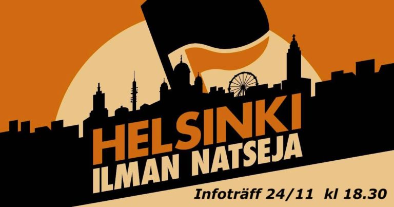 No Nazis in Helsinki – Infoträff  24/11