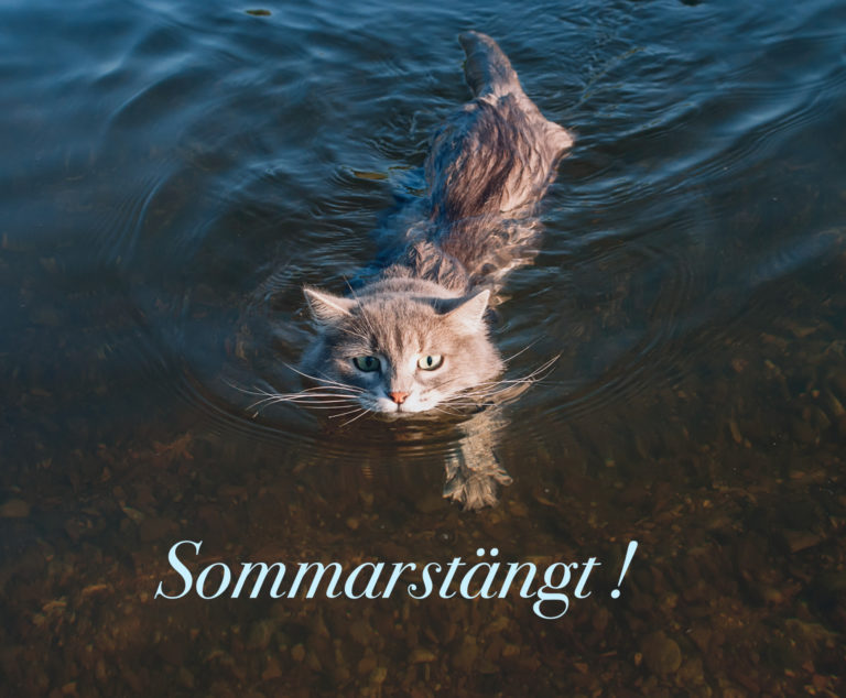Sommarstängt – ses åter 31/8