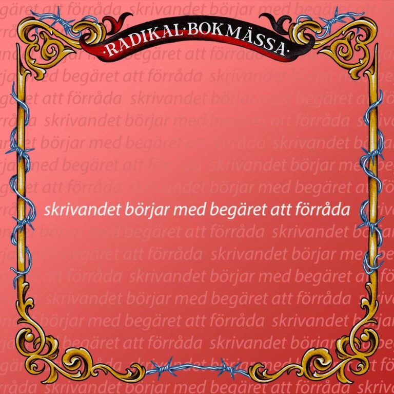 Lördag 27 sept kl 14: RADIKAL BOKMÄSSA 2025 – Workshop: Att skriva ett kollektiv